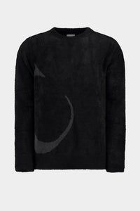 Crewneck Symbol Black Fluffy