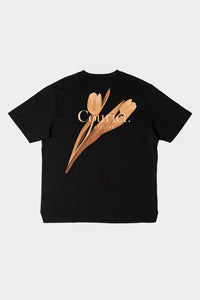 Oversized T-shirt Tulip Black