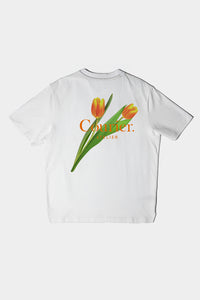 Oversized T-shirt Tulip White