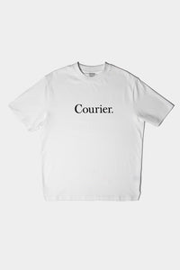 Oversized T-shirt White/Black Logo