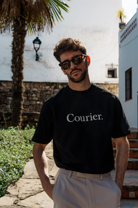 Oversized T-shirt Black/White Logo
