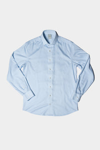 Shirt Longsleeve White/Blue Stripes