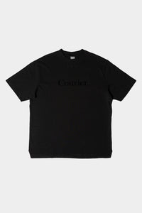 Oversized T-shirt Black/Black Logo