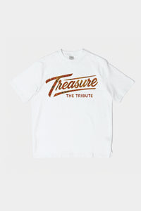Oversized T-shirt Treasure Batik Logo White