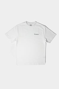 Oversized T-shirt White/Black Chest Logo