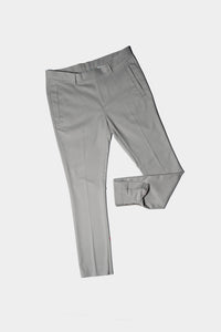 Tailored-Zip Broek Repose Gray